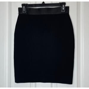 Everlane Stretch Ponte Tube Skirt Black Small